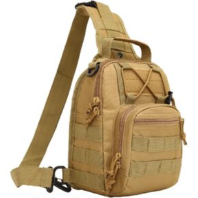 ABCAMO Tactical Sling Bag Small Crossbody Pack Chest Bag for Men Outdoor EDC Bagpack Shoulder Bag Sports Bag for Men in Saudi Arabia