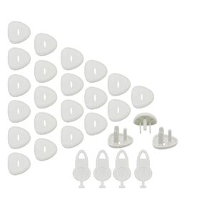 أغطية القابس الكهربائية لحماية الأطفال من ULEVER لسلامة الأطفال (24 قابس + 4 مفاتيح) in Kuwait