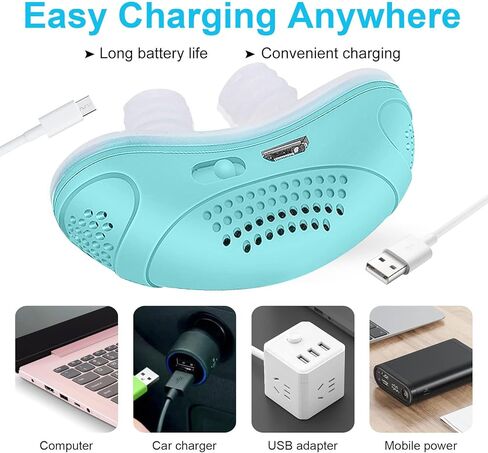 أجهزة كهربائية مضادة للشخير، تأثير واضح، آمنة ومريحة، تيار إدي مزدوج، للرجال والنساء، جميع أشكال الأنف وجميع الأعمار in Kuwait