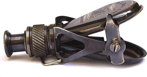 Antique Small Vintage Single Binocular with Leather Case Maritime R & J Beck London Nautical in Saudi Arabia