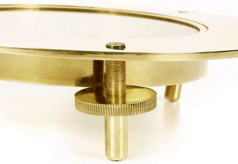 Handcrafted Trading Co. Decorative Brass Alidade Telescope, Nautical Table Decoration Compass (11 x 6 inches) in Saudi Arabia