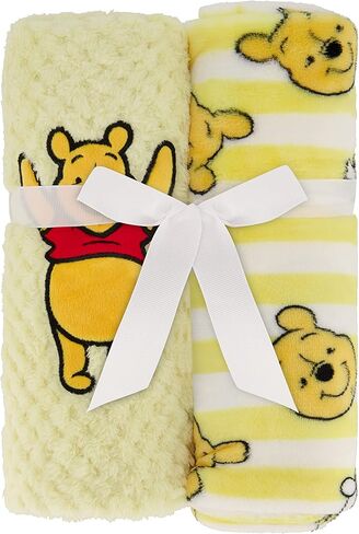 Disney 2-Pack Baby Blanket for Infants and Newborns, Plush Textured Fleece Mickey Mouse Blanket, for Toddler Boys in Kuwait