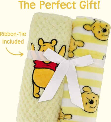 Disney 2-Pack Baby Blanket for Infants and Newborns, Plush Textured Fleece Mickey Mouse Blanket, for Toddler Boys in Kuwait