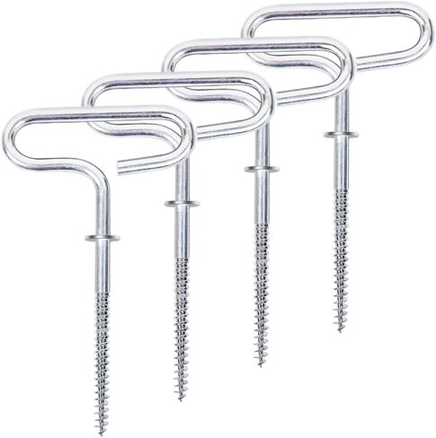 Antfly 4 pcs Ice Fishing Shelter Anchor Ice Shanty Anchor Outdoor Camping Tent Threaded Tent Peg for Ice Fishing Winter Fishing Tent in Kuwait