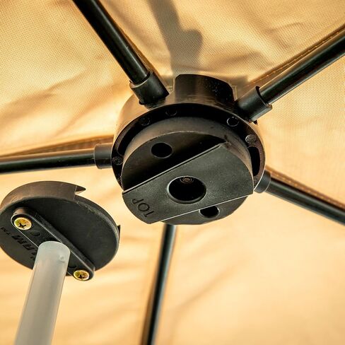 CLAM 17367 ClamLock Extendable Roof Support Pole Compatible with Ice Hub Shelter, Screen Tent, and Hunting Blind, Accessory Only in Saudi Arabia