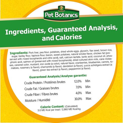 Pet Botanics 20 oz. Pouch Training Rewards Soft & Chewy Large Bites, Bacon Flavor, with 250 Treats Per Bag, The Choice of Top Trainers, for Large Breed Sizes in Kuwait