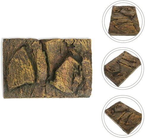 Hamiledyi Terrarium Background Reptile Tank Background Board Aquarium 3D Stereo Backdrop Amphibian Habitat Decoration for Fish Lizard Bearded Dragons Geckos Snakes in Kuwait