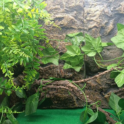 Hamiledyi Terrarium Background Reptile Tank Background Board Aquarium 3D Stereo Backdrop Amphibian Habitat Decoration for Fish Lizard Bearded Dragons Geckos Snakes in Kuwait