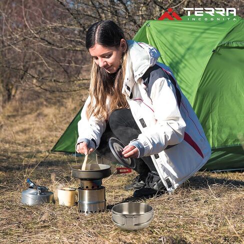 Terra Incognita Stainless Steel Bowl 16 oz - Camping Pot and Backpacking Cookware | Durable, Easy-to-Clean, and Stylish | Ideal for Soups, Cereals, and Salads in Kuwait