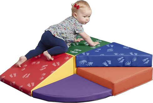 ECR4Kids SoftZone Junior Tiny Twisting Climber، مجموعة لعب للمبتدئين، Earthtone، 5 قطع in Saudi Arabia
