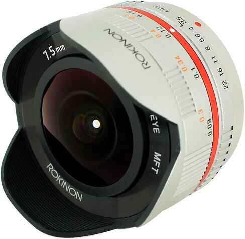Rokinon FE75MFT-B 7.5mm F3.5 UMC Fisheye Lens for Micro Four Thirds (Olympus PEN and Panasonic), Black in Saudi Arabia