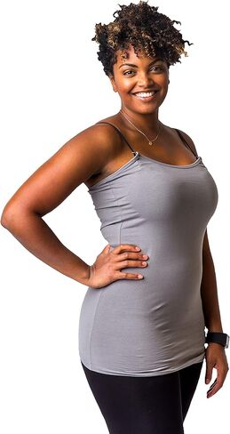مجموعة ملابس الحمل النسائية بدون حمالات من Undercover Mama باللونين الأسود والرمادي، ملحق حمالة صدر عالمية للرضاعة والرضاعة الطبيعية in Kuwait