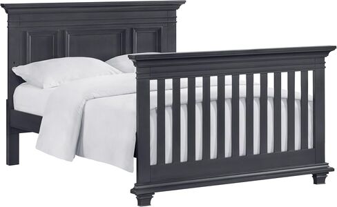 Oxford Baby Weston 4-in-1 Convertible Baby Crib, Midnight Slate, Green Guard Gold Certified in Kuwait