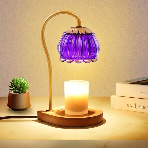Candle Warmer Lamp with Timer, Electric Dimmable Candle Warmer Melter, Small & Large Jar Fragrance Candle Holders for Home Decoration Gift for Women, Coffee in Saudi Arabia