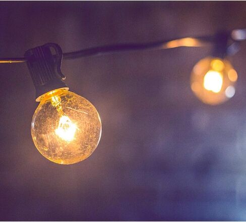 4 عبوات من مصابيح اضاءة G50 40 واط لتدفئة الروائح بالحجم الكامل، G16.5 جلوب E12 قاعدة شمعدان متوهجة، مصابيح اضاءة شفافة لتسخين الشمع in Kuwait