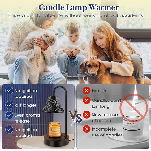 مصباح تسخين الشموع الكهربائي من بانباندا: سخان إذابة الشمع مع مؤقت - مصباح تسخين الشمع الكهربائي - مصباح شمعة لديكور المنزل in Kuwait