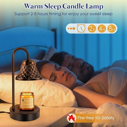 مصباح تسخين الشموع الكهربائي من بانباندا: سخان إذابة الشمع مع مؤقت - مصباح تسخين الشمع الكهربائي - مصباح شمعة لديكور المنزل in Kuwait