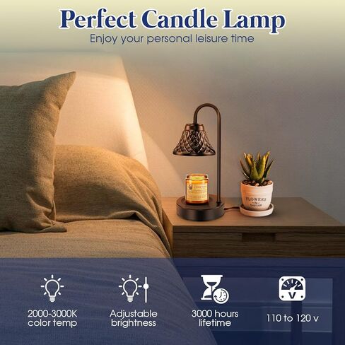 مصباح تسخين الشموع الكهربائي من بانباندا: سخان إذابة الشمع مع مؤقت - مصباح تسخين الشمع الكهربائي - مصباح شمعة لديكور المنزل in Kuwait