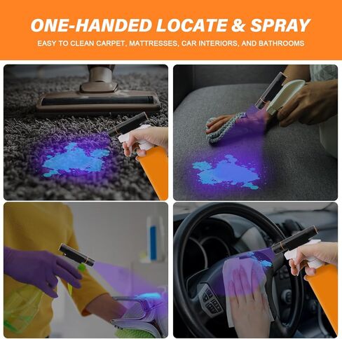 Escolite UV Flashlight Black Light, 51 LED Camo 395 nM Ultraviolet Blacklight Flashlights Detector for Dog Urine, Dry Pet Stains, Bed Bug, Finding Scorpion,Matching with Pet Odor Eliminator in Kuwait