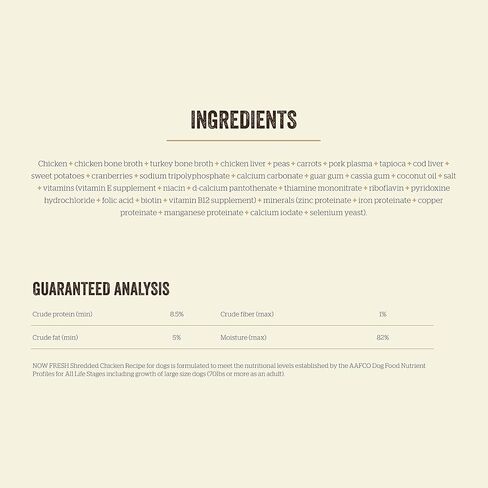 طعام الكلاب الرطب الطازج الخالي من الحبوب من السلالات الصغيرة، 6.4 أونصة (24 قيراط) - وصفة الديك الرومي المبشور مع مرق مرق العظام - اللحوم الحقيقية والأسماك للبروتين in Kuwait