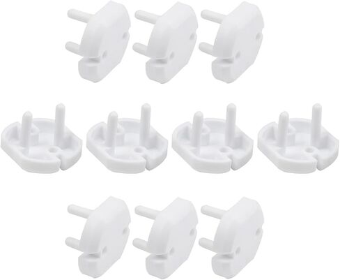 30Pcs Outlet Plugs Covers EU Childproof Outlet Plug Covers Protectors | Electric Socket Cover Protector Baby Proofing Outlet Covers Safety Plug Covers for Home School and Daycares, White in Saudi Arabia