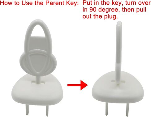 أغطية القابس الكهربائية لحماية الأطفال من ULEVER لسلامة الأطفال (24 قابس + 4 مفاتيح) in Kuwait