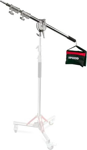 Heavy Duty Extension Boom Arm Bar C-Stand for Photography C Stand and Light Stand,Adjustable 37-91 Inch Crossbar Holding Arm with Sand Bag for Softbox,Studio Strobe,Monolight,LED Video Light,Reflector in Kuwait