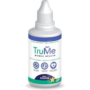 TruMe Whole Health Sweet Stevia Drops - Zero Calorie Sweetener - Keto Liquid Stevia - Vegan - Gluten Free - Alcohol Free - Diabetic Friendly - 333 servings (Pure) in Saudi Arabia