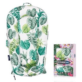 غطاء استرخاء للاطفال حديثي الولادة من دوكاتوت ديلوكس | غطاء اضافي من القطن بنسبة 100% | غطاء بديل لا يسبب الحساسية لدوكاتوت | (الغطاء فقط) | لعش الاطفال الفاخر من دوكاتوت (اوراق استوائية) in Kuwait