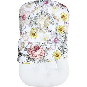 غطاء أريكة للأطفال حديثي الولادة للأولاد والبنات، غطاء ناعم ومريح لكرسي الأطفال، غطاء قابل للإزالة لوسادة كرسي الأطفال الرضع، زهور in Kuwait