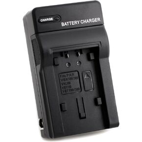 VW-VBK180 Wall Charger for Panasonic HDC-HS60, HDC-HS80, HDC-SD40, HDC-SD60, HDC-SD80, HDC-SD90, HDC-TM60, HDC-TM80, HDC-TM90, SDR-H100, SDR-H85, SDR-S50, SDR-T50, SDR-T55 and More with Foldable Plug