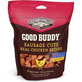 Castor & Pollux Good Buddy Sausage Cuts Real Chicken Recipe Grain Free Dog Treats, 5-oz bag in Kuwait