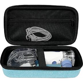 حقيبة سفر صلبة من LeoTube متوافقة مع جهاز استنشاق الاستنشاق المحمول للبالغين والأطفال (الحقيبة فقط) (أزرق فاتح) in Kuwait