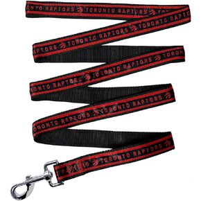 NBA PET Leash Toronto Raptors Dog Leash, Size Large. Heavy-Duty Metal Swivel Buckle Cat Leash. Licensed & Comfortable Dog LEASHES