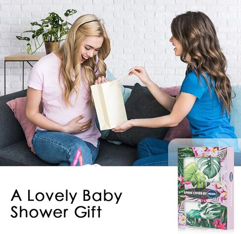 غطاء استرخاء للاطفال حديثي الولادة من دوكاتوت ديلوكس | غطاء اضافي من القطن بنسبة 100% | غطاء بديل لا يسبب الحساسية لدوكاتوت | (الغطاء فقط) | لعش الاطفال الفاخر من دوكاتوت (اوراق استوائية) in Kuwait