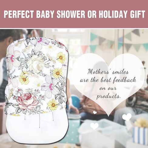 غطاء أريكة للأطفال حديثي الولادة للأولاد والبنات، غطاء ناعم ومريح لكرسي الأطفال، غطاء قابل للإزالة لوسادة كرسي الأطفال الرضع، زهور in Kuwait