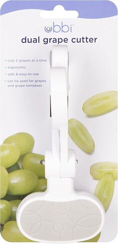 حاوية الوجبات الخفيفة المقاومة للانسكاب من Ubbi Tweat للأطفال، خالية من البيسفينول A، حاوية الوجبات الخفيفة للأطفال الصغار، باللون المريمية والأزرق in Kuwait