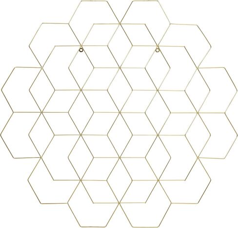 Honey-Can-Do Hanging Photo Display Holder with Clips, Gold SHF-09350 Gold in Saudi Arabia
