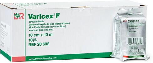 ضمادة لوهمان آند راوشر 34972 Varicex F من الزنك، خالية من اللاتكس، 4 بوصات × 11 ياردة، عبوة من 10 قطع in Kuwait