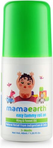 ماما ايرث بكرة دوارة ايزي تامي مع الشمر للهضم وتخفيف الجسم للاطفال والرضع، صنعت في جبال الهيمالايا - لا تسبب الحساسية، خالية من السموم، طبيعية بالكامل بمكونات عضوية in Kuwait