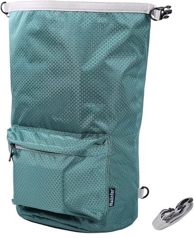 Dog Food Travel Container, Dog Food Travel Bag, Kibble Carrier 42 Cups 10L with Storage Front Pocket and Shoulder Strap for Travel, Hiking and Camping (Black) in Saudi Arabia