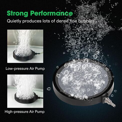VIVOSUN Air Stones Disc 5 x 5 Inch with Shell for Aquarium, Fish Tank and Hydroponics Air Pump in Kuwait