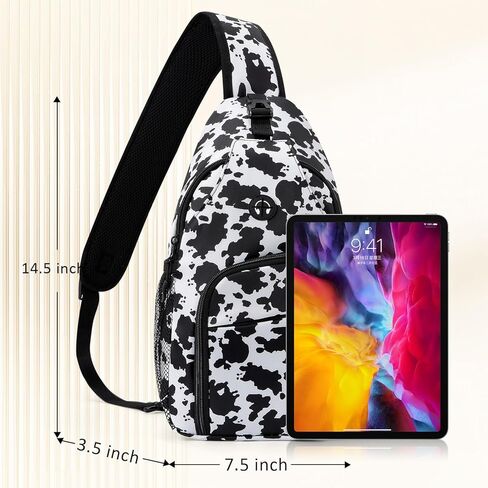 حقائب Tuwubi Crossbody للنساء العصرية، حقيبة حبال للرجال مع كتف قابل للتعديل، حقيبة ظهر أساسية للسفر للسفر in Saudi Arabia
