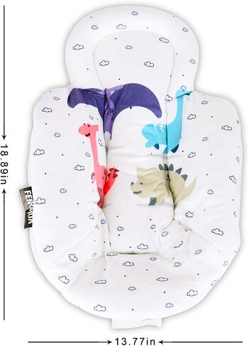 Infant Insert, Newborn Baby Insert Compatible with 4Moms mamaRoo and rockaRoo Swing, Soft and Breathable with Head and Body Support, Machine Washable in Saudi Arabia