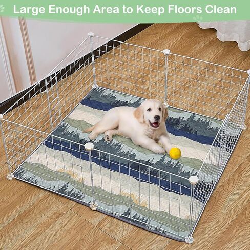 Washable Pee Pads for Dogs, 2 Pack Super Absorbent pee pads for dogs Reusable pee pads for dogs large 100% Waterproof puppy pads pet training pads for Potty, Playpen, Crate, Sofa, Car, 18'' x 24'' in Saudi Arabia