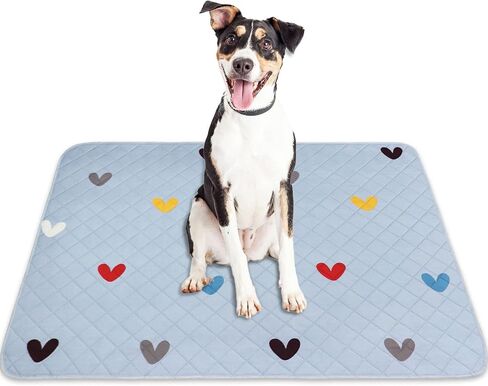 قطعتان من وسادات تبول الكلاب قابلة للغسل للكلاب، وسادات للكلاب سريعة الامتصاص ومقاومة للماء ومضادة للانزلاق، وسادات تبول للكلاب، وسادات للقعادة، وسادات لتدريب الكلاب (36 بوصة × 41 بوصة) in Kuwait