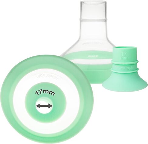 Nenesupply 17mm Flange Breastshield Compatible with Lansinoh Pump Parts and Breastpumps. Replacement to Lansinoh Flange 17mm Breastshield. Work with SignaturePro SmartPump Manual in Saudi Arabia