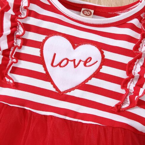 Toddler Baby Girls Christmas Dress Long Sleeve Fall Winter Dress Santa Claus Tulle Tutu Xmas Dress with Headband in Kuwait
