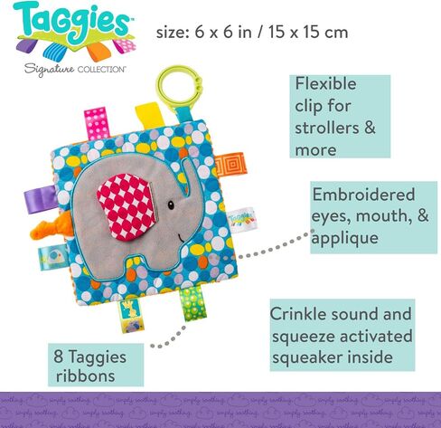 Taggies Crinkle Me Toy, Elephant in Saudi Arabia