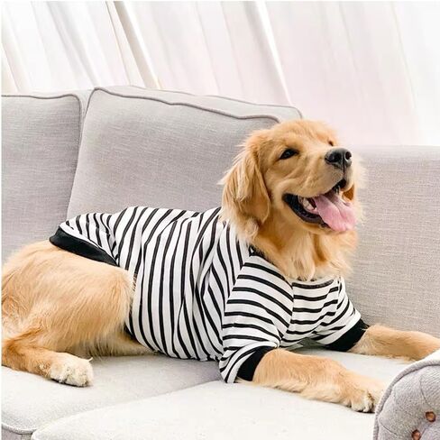 ANIAC Fall Dog Sweater for Medium Dog Girl Boy,Fleece Large Dog Shirt with Sleeves,Basic Dog Hoodies, Warm Pet Clothes for Dog 44-55 LB (5XL, Black)… in Saudi Arabia